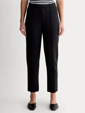 EVERLANE the dream pant black tailored comfort pull on classic minimalist size S